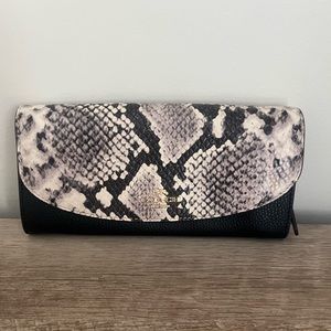 Coach Snakeskin Slim Envelope Wallet